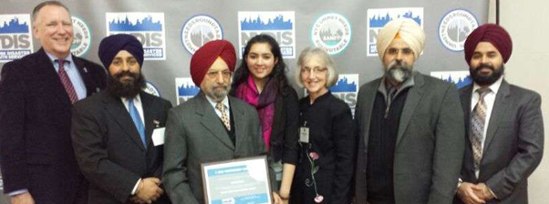 UNITED SIKHS honored with the Superstorm Sandy Response Partner Award.